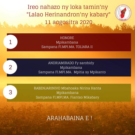 Lalao ahazoana loka talata 11 aogositra 2020