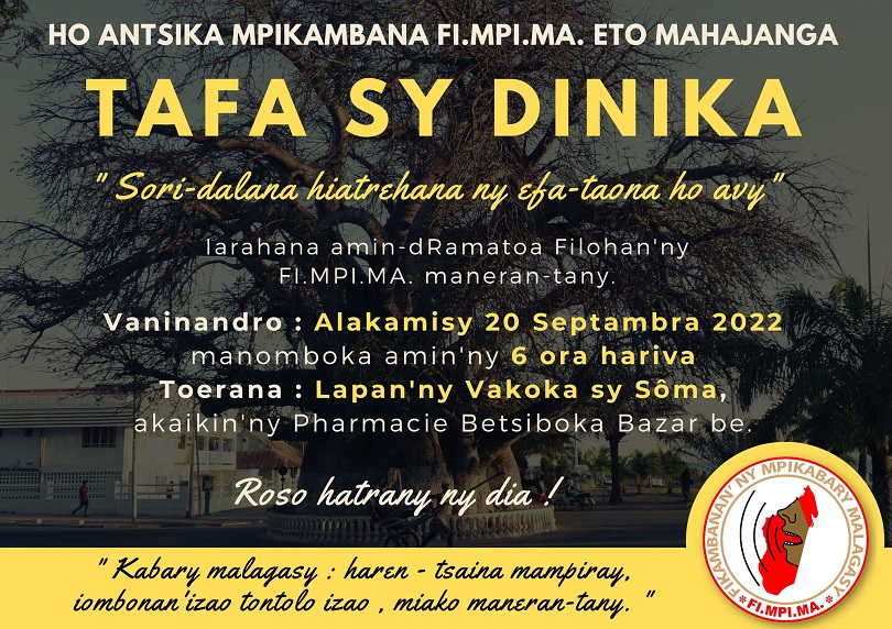 FARITANY FI.MPI.MA. MAHAJANGA  TAFA SY DINIKA Alakamisy 22 septambra 2022 @ 6 ora hariva